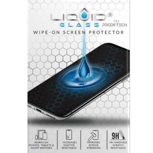 LIQUID GLASS Screen Protector Wipe On Scratch and Shatter Resistant Nano Protection for All Phones Tablets Smart Watches - Universal (New and Advanced)