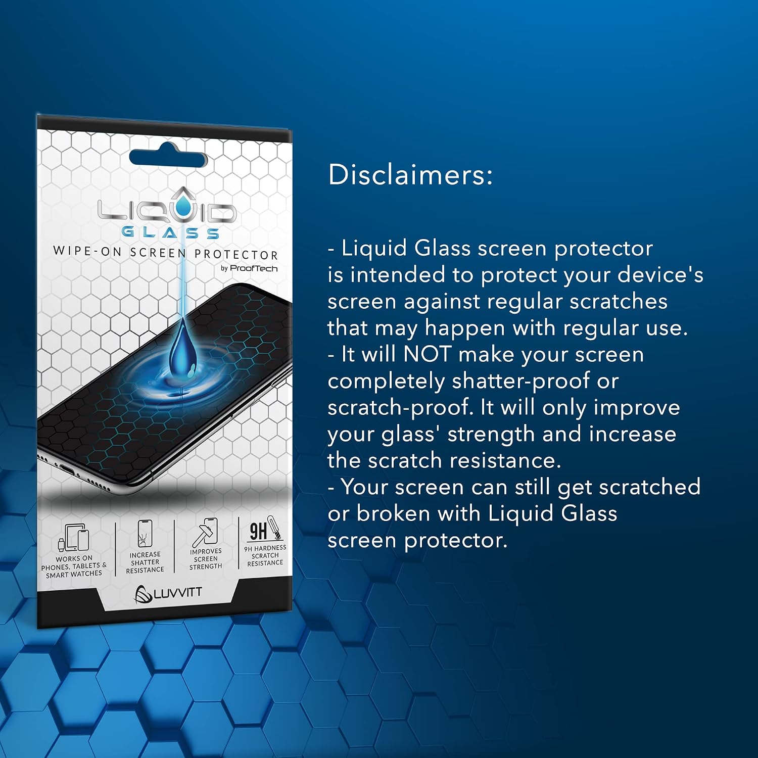 LIQUID GLASS Screen Protector Wipe On Scratch and Shatter Resistant Nano Protection for All Phones Tablets Smart Watches - Universal (New and Advanced) - Image 6