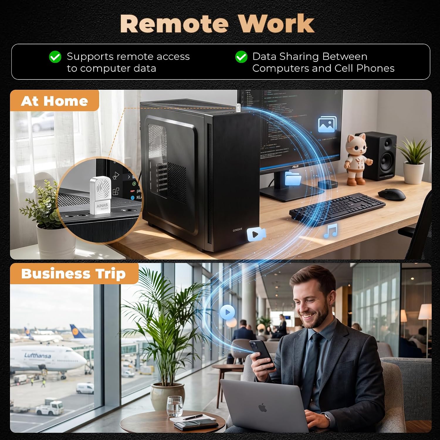 FUNNYPANDA NAS, Network Attached Storage for Computer (App Required) - Image 2