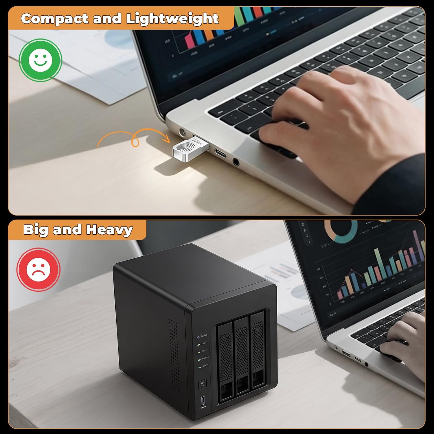 FUNNYPANDA NAS, Network Attached Storage for Computer (App Required) - Image 6