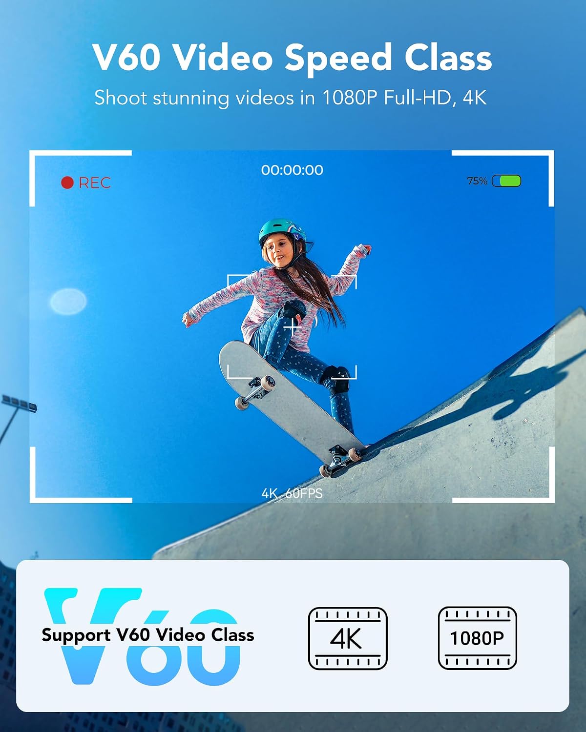 Lexar 128GB 2-Pack Silver PRO SD Card, 280MB/s Read, 4K, V60, U3, UHS-II - Image 5