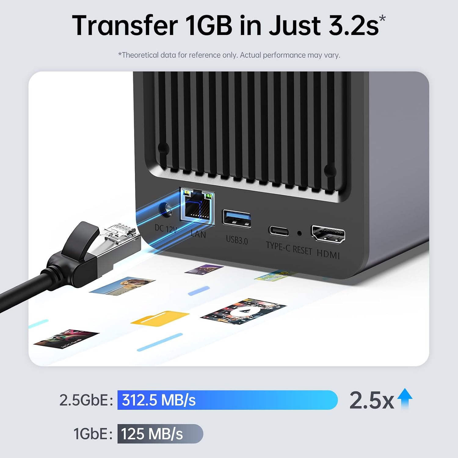 Yxk Zero1 2-Bay Desktop NAS for Home & Personal Storage(Diskless) - Image 7