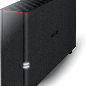 BUFFALO LinkStation 210 2TB 1-Bay NAS Network Attached Storage with HDD Hard Drives Included NAS Storage that Works as Home Cloud or Network Storage Device for Home